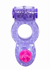 Виброкольцо эрекционное Lola Toys Ringer синее