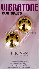 Вагинальные шарики Vibratone золотистые 3,2 см