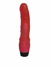 Вибратор многоскоростной реалистичный LoveToy розовый 23.5 см