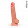 Фото-1 Фаллоимитатор EroWoman Realistic телесный реалистичный с мошонкой на присоске 18,5 см