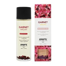 Массажное масло 100 мл Exsens Garnet Argan с камнями