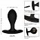 Фото-1 Анальный плаг-расширитель California Exotic Weighted Inflatable Plug с грушей чёрный