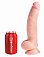 Фото-3 Фаллоимитатор King Cock Plus Soft Skin реалистичный на присоске телесный 24 см
