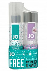 Набор Jo Free любрикант Agape original 120 мл + очищающий спрей для игрушек Fresh Scent 120 мл