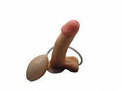 Фаллоимитатор с эффектом эякуляции на присоске LoveToy 18 см 600