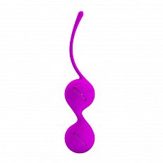 Вагинальные шарики Pretty Love Orgasm ball силиконовые фиолетовые