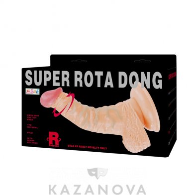 Фото-9 Вибратор с ротацией Baile Super Rota Dong реалистичный многоскоростной  20 см