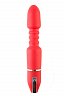 Вибратор ToyFa Black&Red ребристый многорежимный красный 351