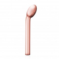 Вибратор Rosy Gold G-Spot для G-точки перезаряжаемый золотой