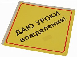 Сувенир Автонаклейка "Даю уроки вожделения"