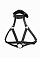 Портупея Skull & Bones Skulled and Spiked harness черная