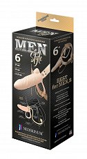 Страпон мужской пустотелый с анальным стимулятором Lovetoy Men Style 17 см