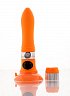 Фото-3 Многорежимный вибратор на присоске со сменной панелью Sexus оранжевый 19 см