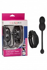 Виброяйцо California Exotic Kegel с пультом д/у из силикона черное