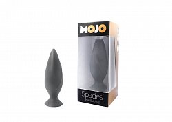 Анальная втулка Mojo Spades из силикона черная