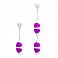 Фото-1 Вагинальные шарики Pretty Alice Kegel Ball силиконовые белые
