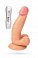 Вибратор Real Stick Nude с 7 режимами вибрации телесный 15,5 см