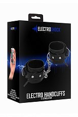 Наручники Electro Handcuffs с электростимуляцией черный