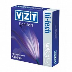 Презервативы особой формы VIZIT Hi-tech Comfort 3 шт.