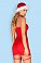 Фото-2 Костюм снегурочки Kissmas chemise - сорочка , чокер, подвязки, шапочка