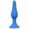 Фото-1 Анальная втулка Lola Toys Slim Anal Plug small силиконовая синяя