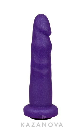 Насадка для страпона с LoveToy 16,2 см фиолетовая 600