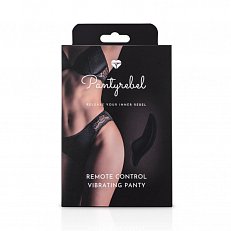 Клиторальный вибратор Pantyrebel Panty с трусиками и пультом д/у черный