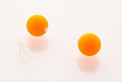 Вагинальные шарики Sexus оранжевые 2,9 см