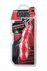 Вибратор ToyFa Black&Red анальный 10 режимов вибрации красный 327