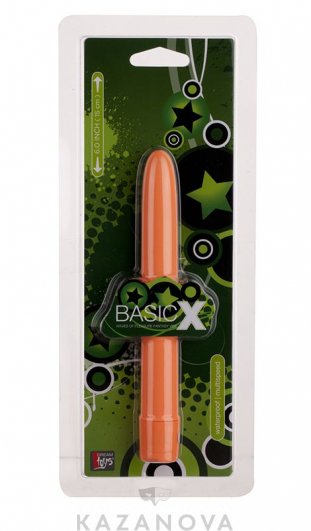Фото-2 Вибратор BasicX от Dream Toys многоскоростной оранжевый 16,5 см