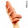 Фото-3 Фаллоимитатор EroWoman Realistic коричневый реалистичный с мошонкой на присоске 21 см 070