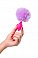 Фото-4 Анальная втулка ToyFa ToDo Sweet Bunny из силикона с фиолетовым мехом