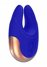 Клиторальный стимулятор Elegance Lavish c вибрацией синий