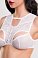 Фото-3 Бралетт Erolanta Lingerie из эластичной сетки со вставками из кружева и декоративными вырезами