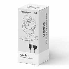 Кабель для зарядки для вибромассажеров Satisfyer USB Charging Cable черный