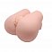 Фото-1 Мастурбатор Crazy Bull Vagina and Anal в виде попки из киберкожи с двумя входами и вибрацией