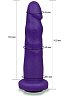 Фото-2 Насадка для страпона с LoveToy 16,2 см фиолетовая 600