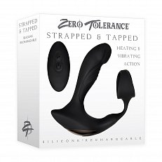Cтимулятор простаты Zero Tolerance Strapped & Tapped с вибрацией и пультом д/у