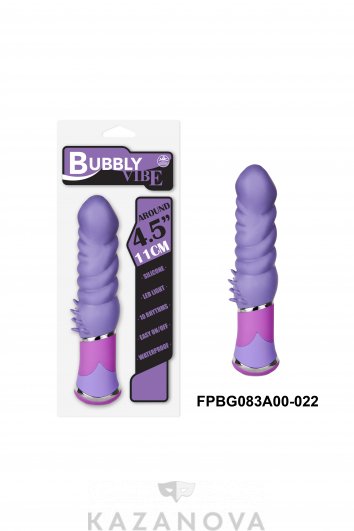 Вибратор Bubbly Vibe NMC из силикона фиолетовый 11 см 083