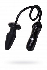 Анальный расширитель Inflatable Plug с вибрацией чёрный