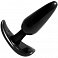 Фото-1 Анальная втулка Jelly Pleasure Large Black черная 12 см