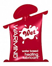 Любрикант WET Warming (согревающий) на водной основе 10 мл.