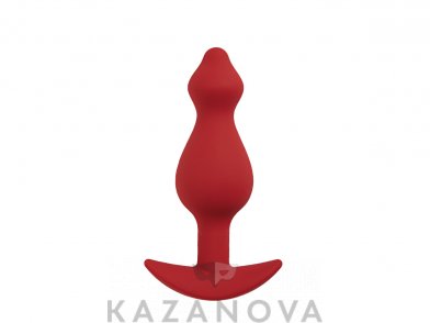 Анальная втулка Le Frivole Core Libra M из силикона красная