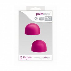 Набор сменных насадок Palm Caps для массажеров Palmpower из силикона розовые 2 шт