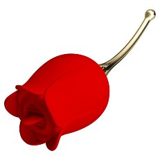 Вибратор клиторальный Pretty Love Rose Lover красный