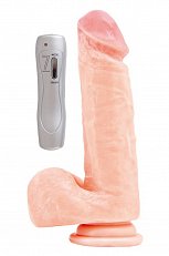 Вибратор Real Stick с 7 режимами вибрации телесный 19 см