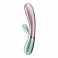 Фото-3 Вибратор Satisfyer Hot Lover перезаряжаемый из силикона розово-зеленый