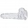Фото-3 Фаллоимитатор Addiction Crystal прозрачный 17,8 см