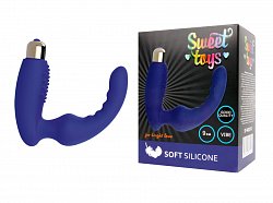 Вибратор Sweet Toys 9 см силиконовый синий