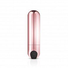 Вибропуля Rosy Gold Bullet Vibrator перезаряжаемый золотой
